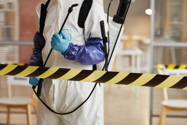 Professional Hoarding Cleanup technician working in Orosi, CA